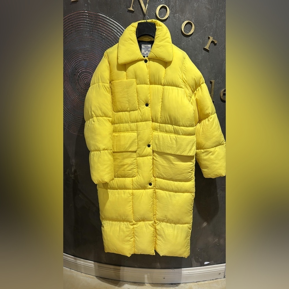 Baum und pferdgarten zesty yellow oversized maxi puffer size S NWT - Picture 5 of 8